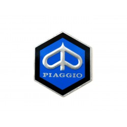ESCUDO HEXAGONAL ADHESIVO PIAGGIO 31mm