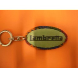 LLAVERO CUERO LAMBRETTA VERDE/AZUL