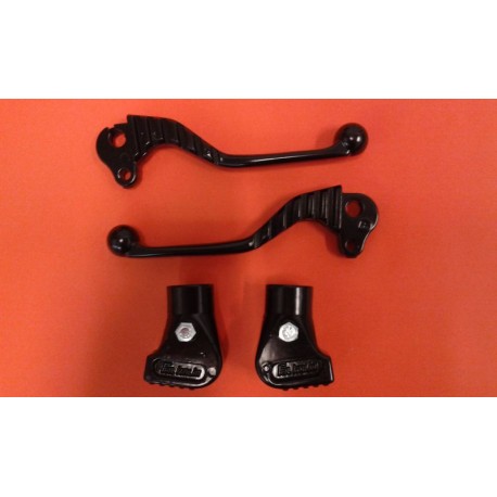 KIT SPORT MANETAS+BOTAS VESPA NEGRO