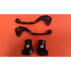KIT SPORT MANETAS+BOTAS VESPA NEGRO