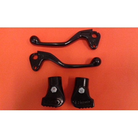 KIT SPORT MANETAS+BOTAS VESPA NEGRO