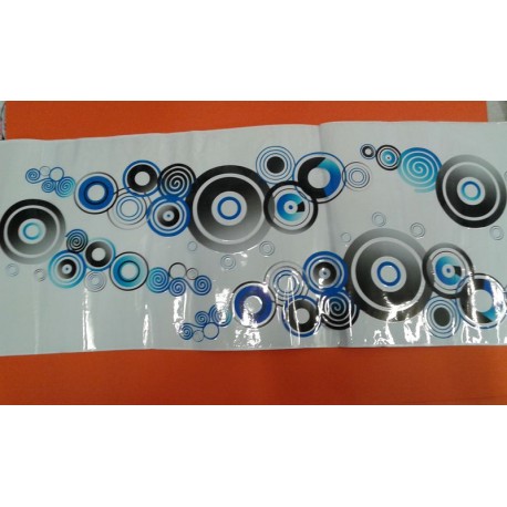 ADHESIVOS CIRCULOS AZUL/NEGRO (KIT)