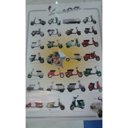 POSTER VESPA 60X90 GRIS