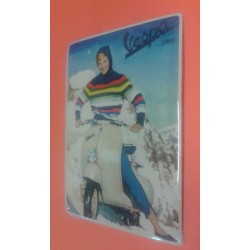 POSTAL METALICA VESPA 1955