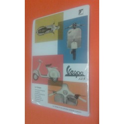 POSTAL METALICA VESPA 125