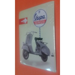 POSTAL METALICA VESPA SERVICIO