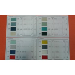 CATALOGO COLORES LAMBRETTA