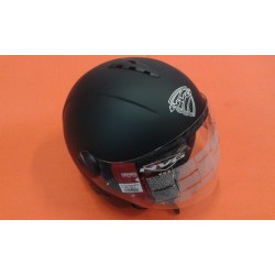CASCO JET NVG NEGRO MATE TALLA S