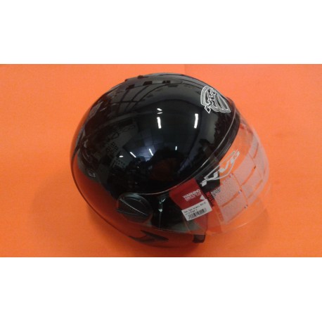 CASCO JET NVG NEGRO BRILLO TALLA XS