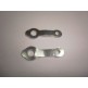 Juego pletinas sujeccion cable freno trasero.