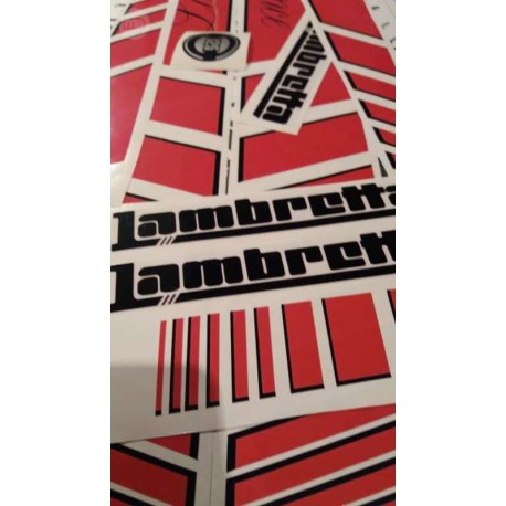 KIT ADHESIVOS LAMBRETTA 125 LINCE