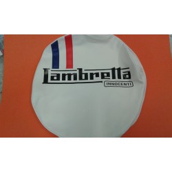FUNDA RUEDA REPUESTO 'LAMBRETTA' BLANCA