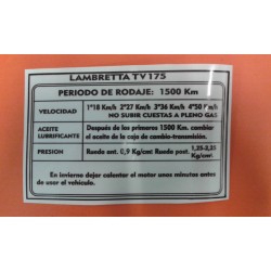 ADHESIVO DE RODAJE 'TV-175'