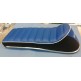 ASIENTO SPORT CORTO CASA LAMBRETTA AZUL/NEGRO.