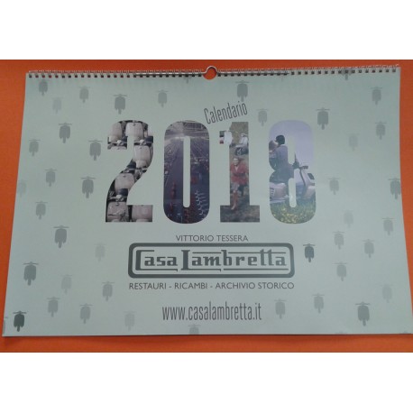 CALENDARIO 2018 CASA LAMBRETTA