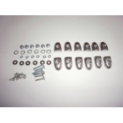 Kit 12 terminales suelo+tornilleria S2.