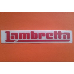 ADHESIVO 'LAMBRETTA' ROJO