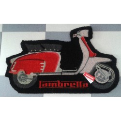 ALFOMBRA SUELO 'LAMBRETTA' ROJA