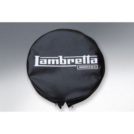 FUNDA RUEDA REPUESTO 'LAMBRETTA' NEGRA