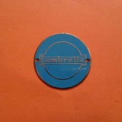 ESCUDO REDONDO LAMBRETTA AZUL