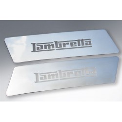 PLACAS COFANOS GP 'LAMBRETTA' INOX