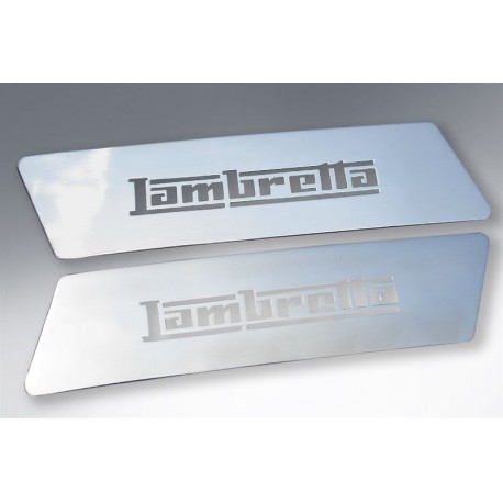 PLACAS COFANOS GP 'LAMBRETTA' INOX