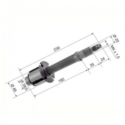 EJE SECUNDARIO VESPA 125/150 RMS