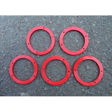 MOLDURA CLAXON ROJA VESPA