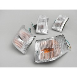 INTERMITENTES BLANCOS/CROMADOS (4PZ) VESPA 