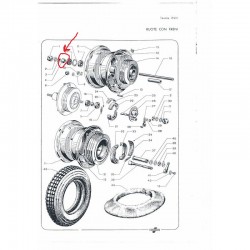 SEPARADOR RODAMIENTO RUEDA DELANT. D/LD