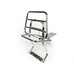 PORTAEQUIPOS TRASERO CROMADO VESPA