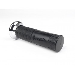 PUÑOS VESPA NEGRO/CROMADO (JUEGO) (150mm)
