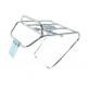 PORTARUEDA TRASERO HORIZONTAL CROMADO S3