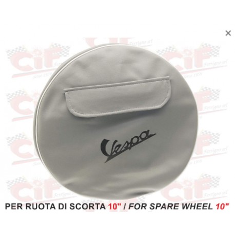 FUNDA RUEDA REPUESTO GRIS VESPA 10"