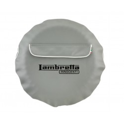 FUNDA RUEDA REPUESTO GRIS 'LAMBRETTA'