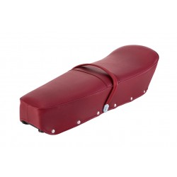 ASIENTO DUAL ROJO LAMBRETTA S2/S3