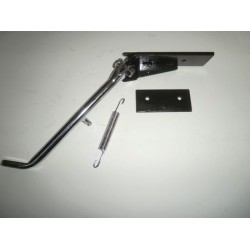 Caballete lateral cromado. S3.